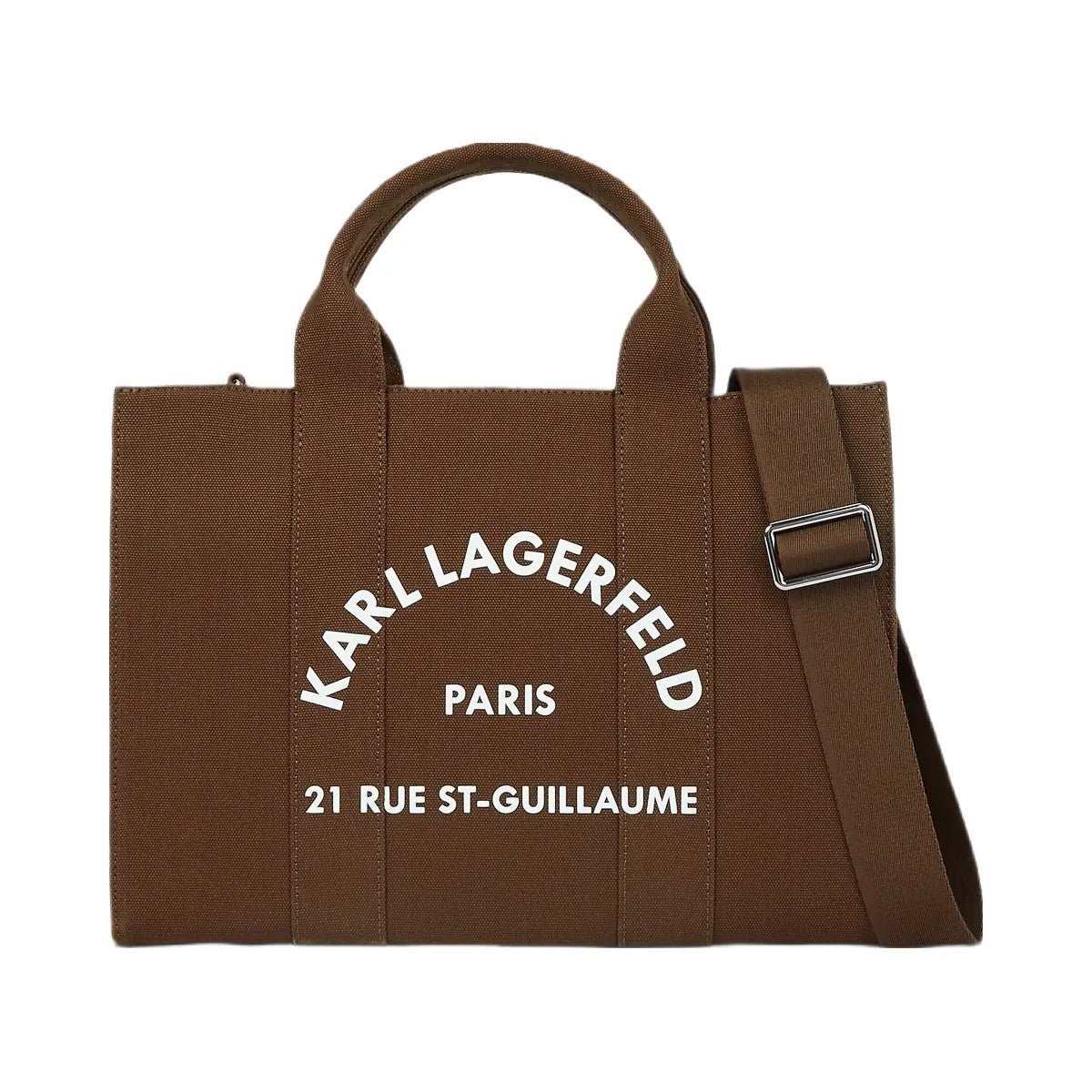 Karl Lagerfeld Rue St-Guillaume Medium Square Tote Bag Friar Brown