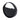 Karl Lagerfeld Signature Nano Round Bag Black Nickel