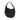 Karl Lagerfeld Signature Oversized Moon Bag Black Nickel
