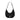Karl Lagerfeld Twin Strap Moon Bag Black