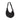 Karl Lagerfeld Twin Strap Moon Bag Black