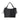 Karl Lagerfeld Two-Tone Denim Shopper Black Denim Grey Denim