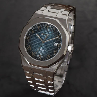 Seiko Mod Royal Oak Arabic Blue