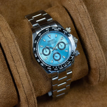 SEIKO MOD DAYTONA Ice Blue