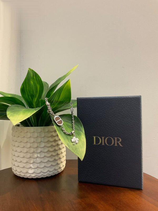 Dior Knock On Wood Bracelet Silver Tone