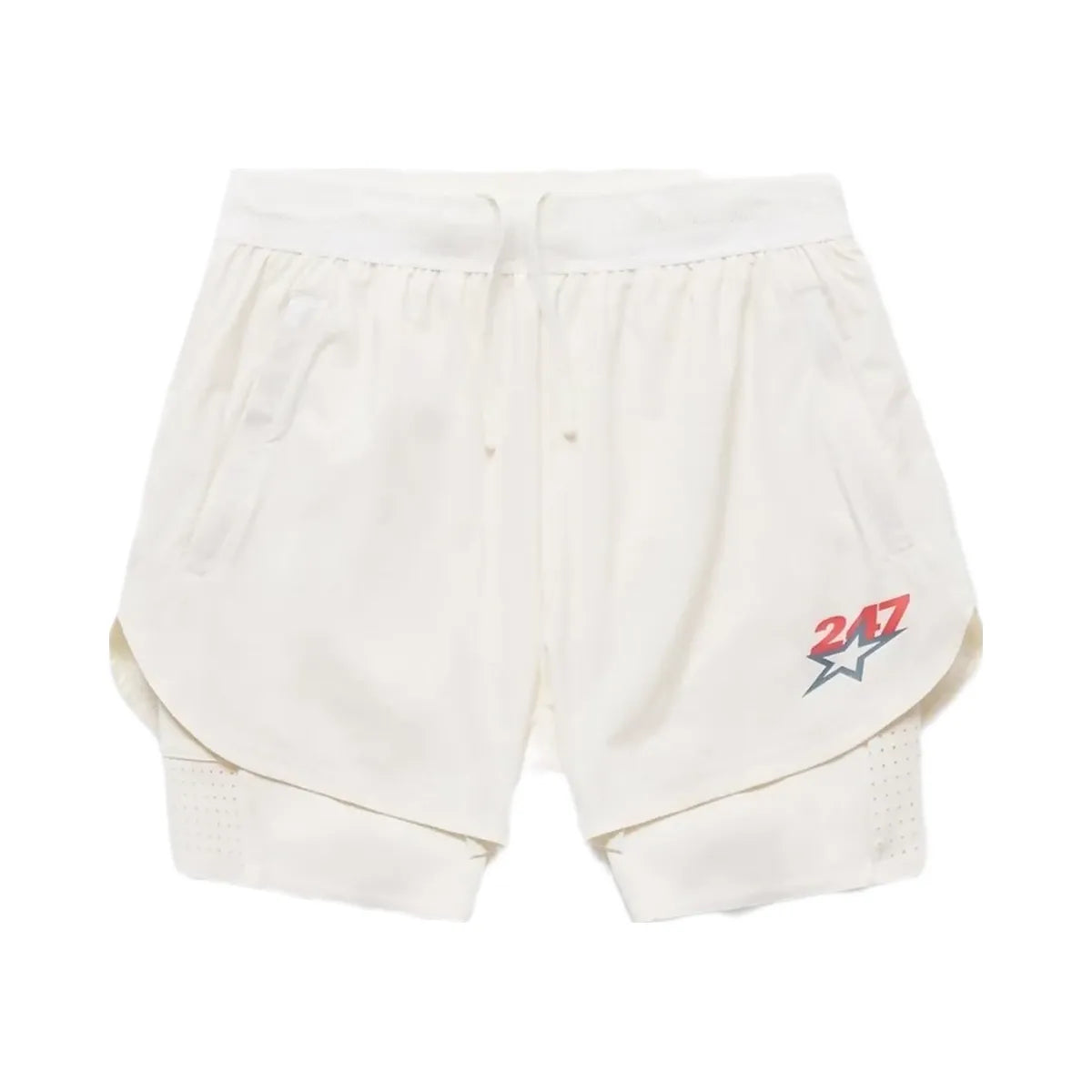 Represent 247 Hybrid 2 In 1 Short Flat White