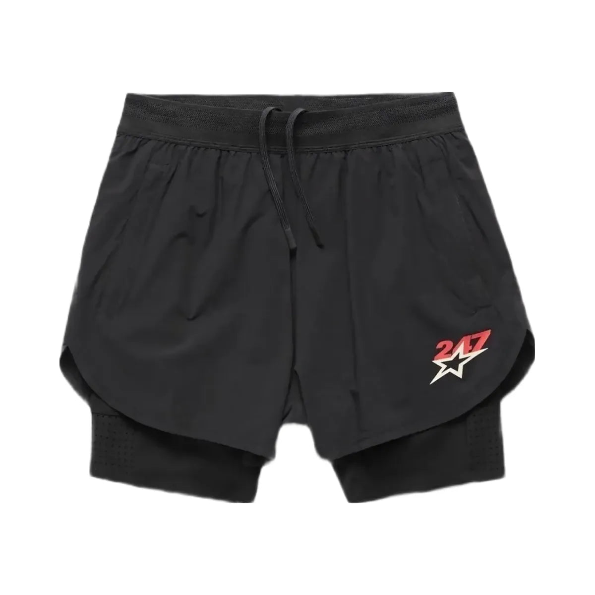 Represent 247 Hybrid 2 In 1 Short Jet Black