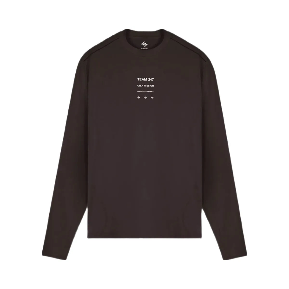 Represent 247 Trail Long Sleeve T Shirt Chocolate