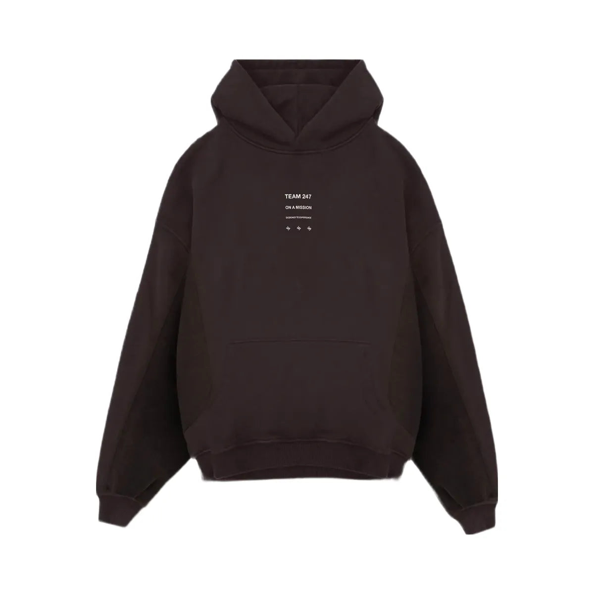 Represent 247 Uprising Oversized Hoodie Chocolate