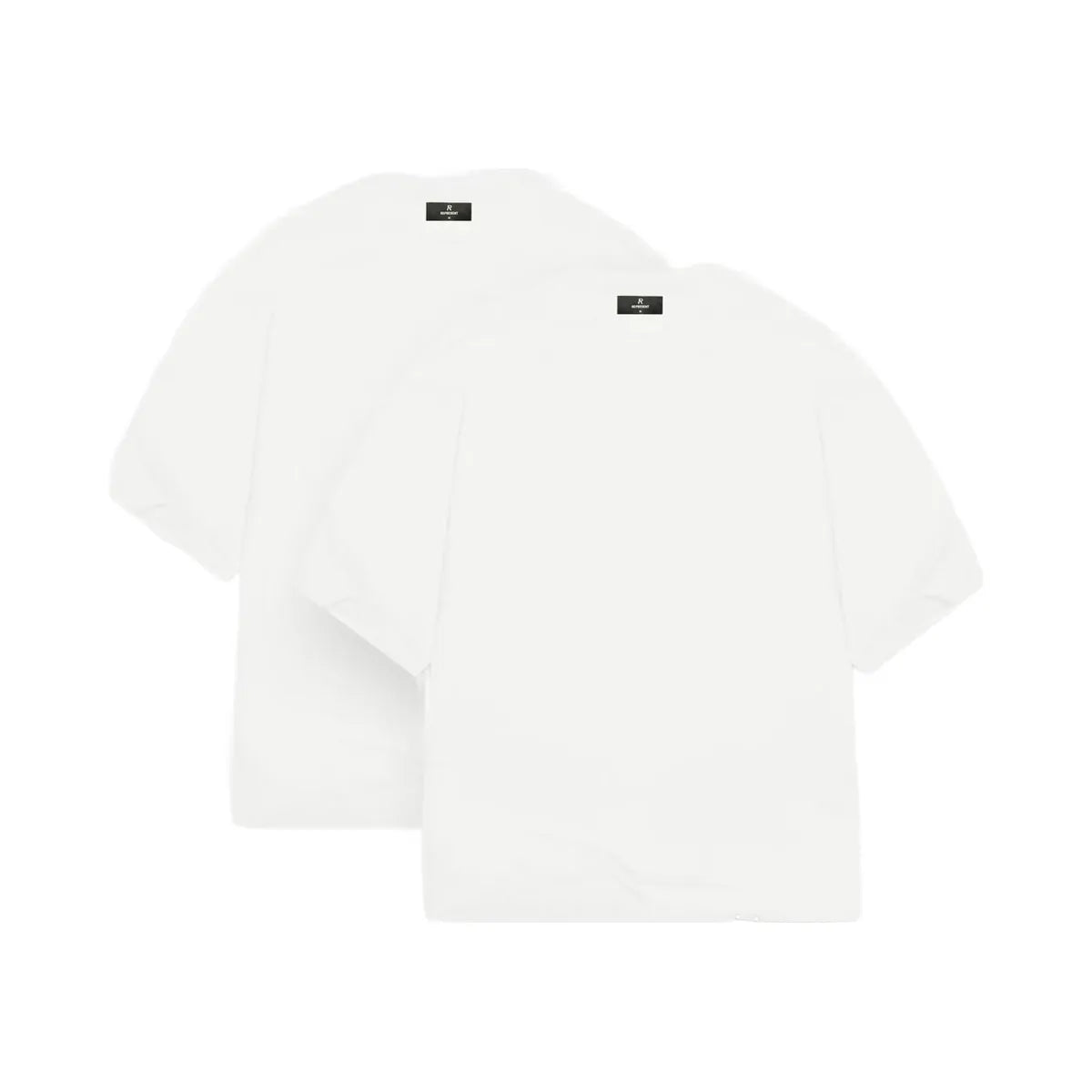 Represent 2 X Initial Boxy T Shirt Flat White