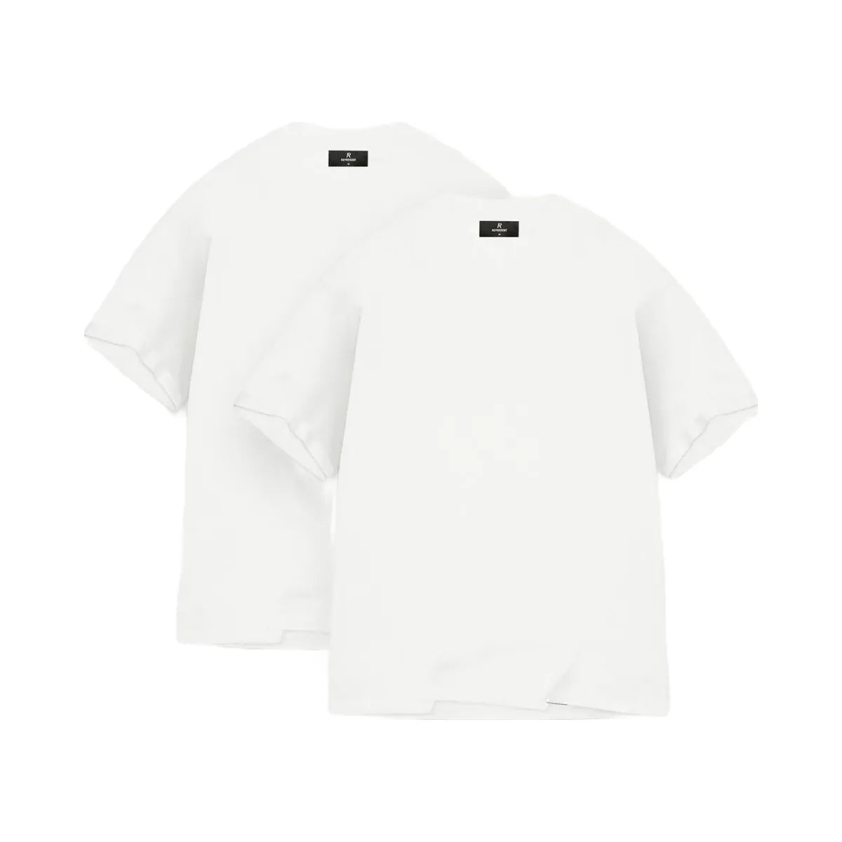 Represent 2 X Initial Oversized T Shirt Flat White