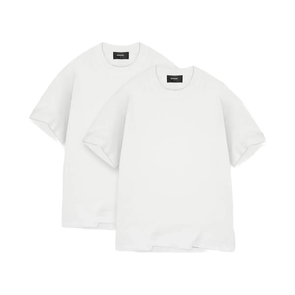 Represent 2 X Initial T Shirt Flat White