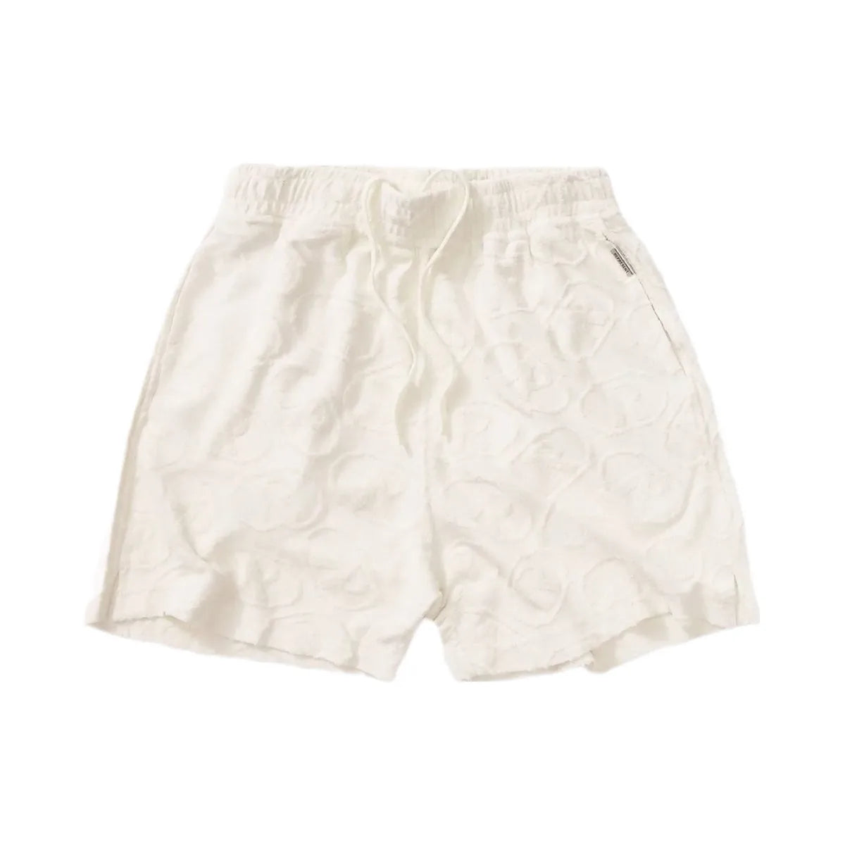 Represent All Over Print Towel Short Aged White