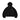Represent Dual Layer Script Hoodie Jet Black
