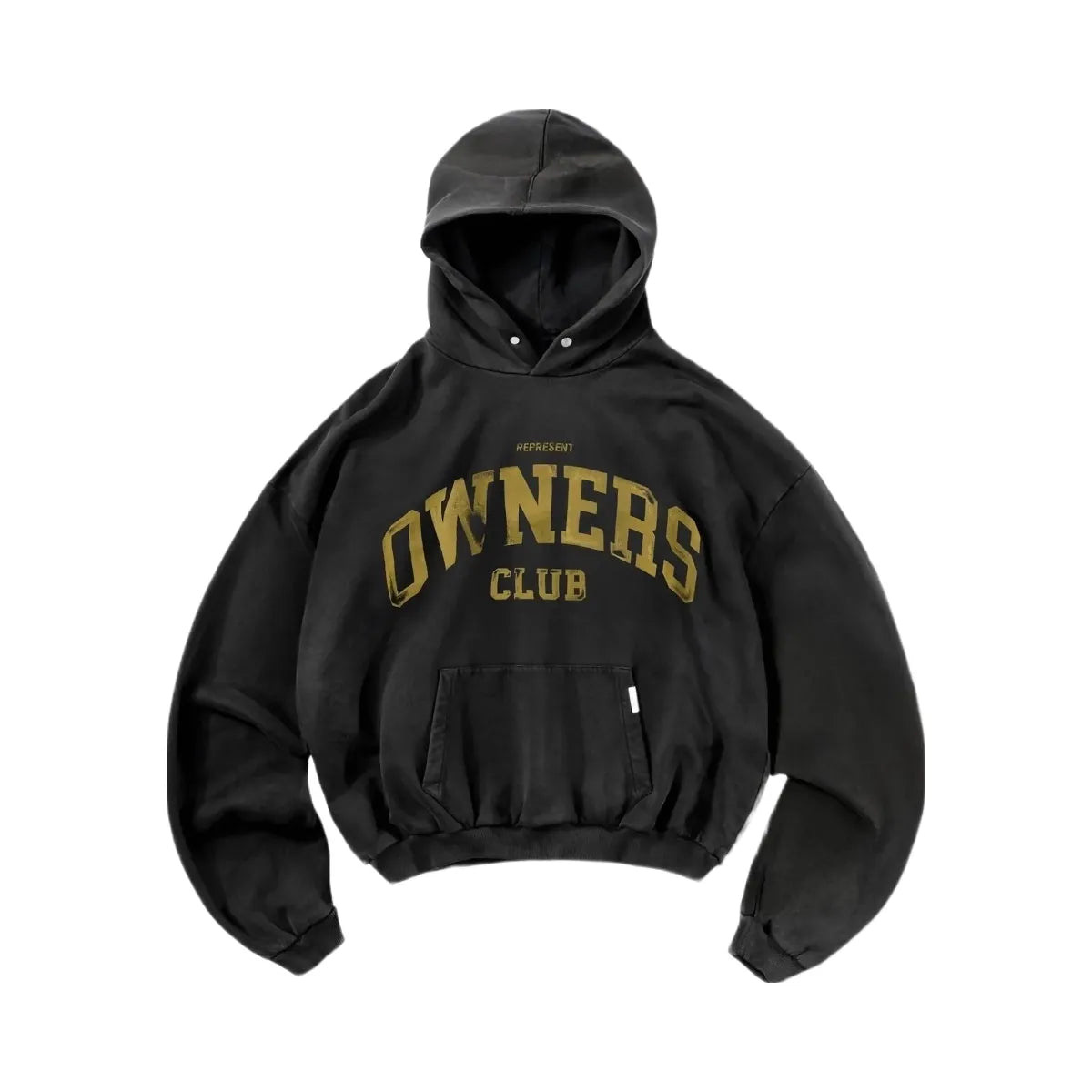 Represent Fw25 Represent Owners Club Hoodie Faded Black