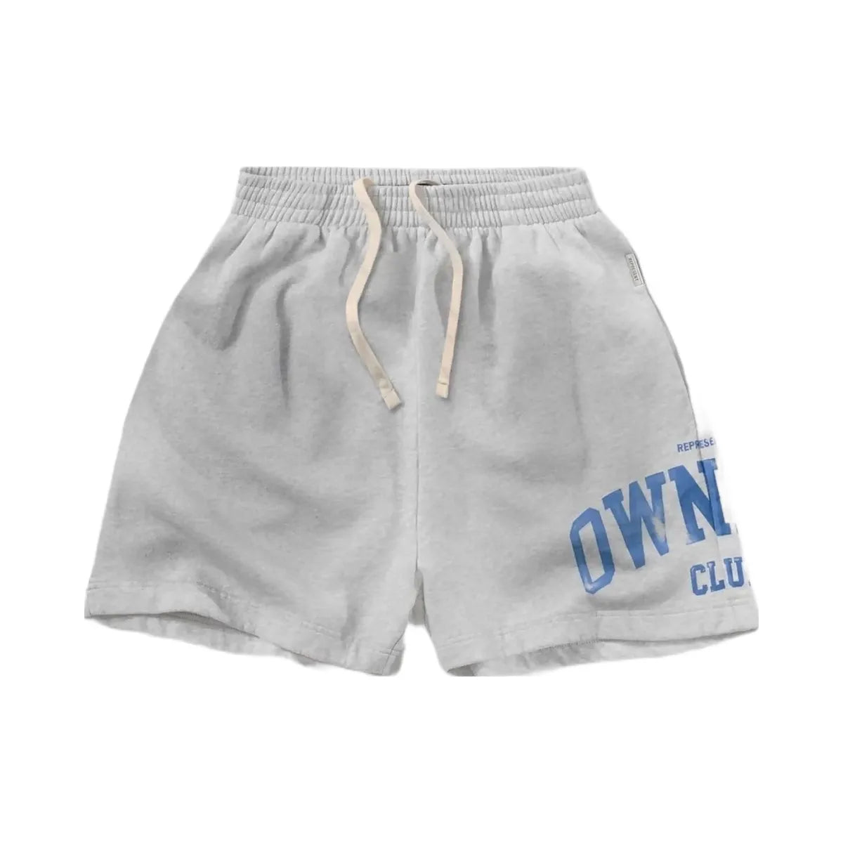 Represent Fw25 Represent Owners Club Shorts Sprayed Ice Grey Marl
