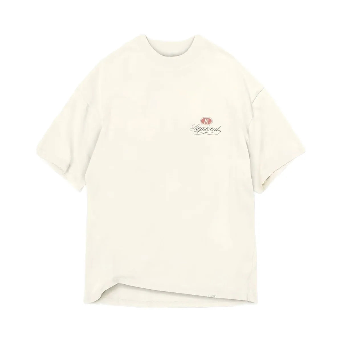 Represent Grand Vintage Hand Drawn T Shirt Aged White