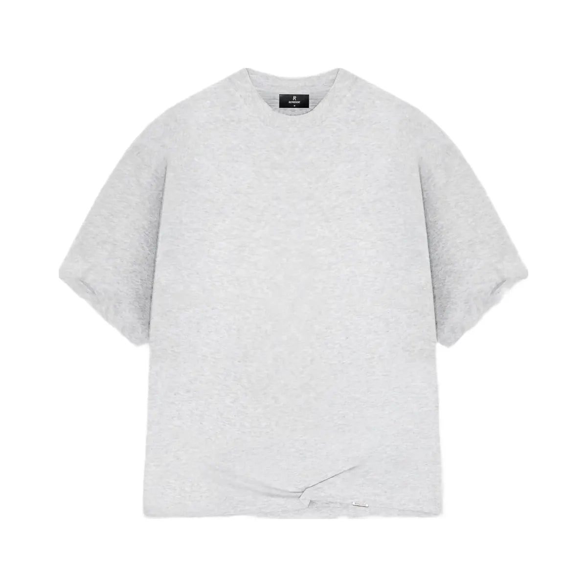Represent Initial Boxy T Shirt Ice Grey Marl