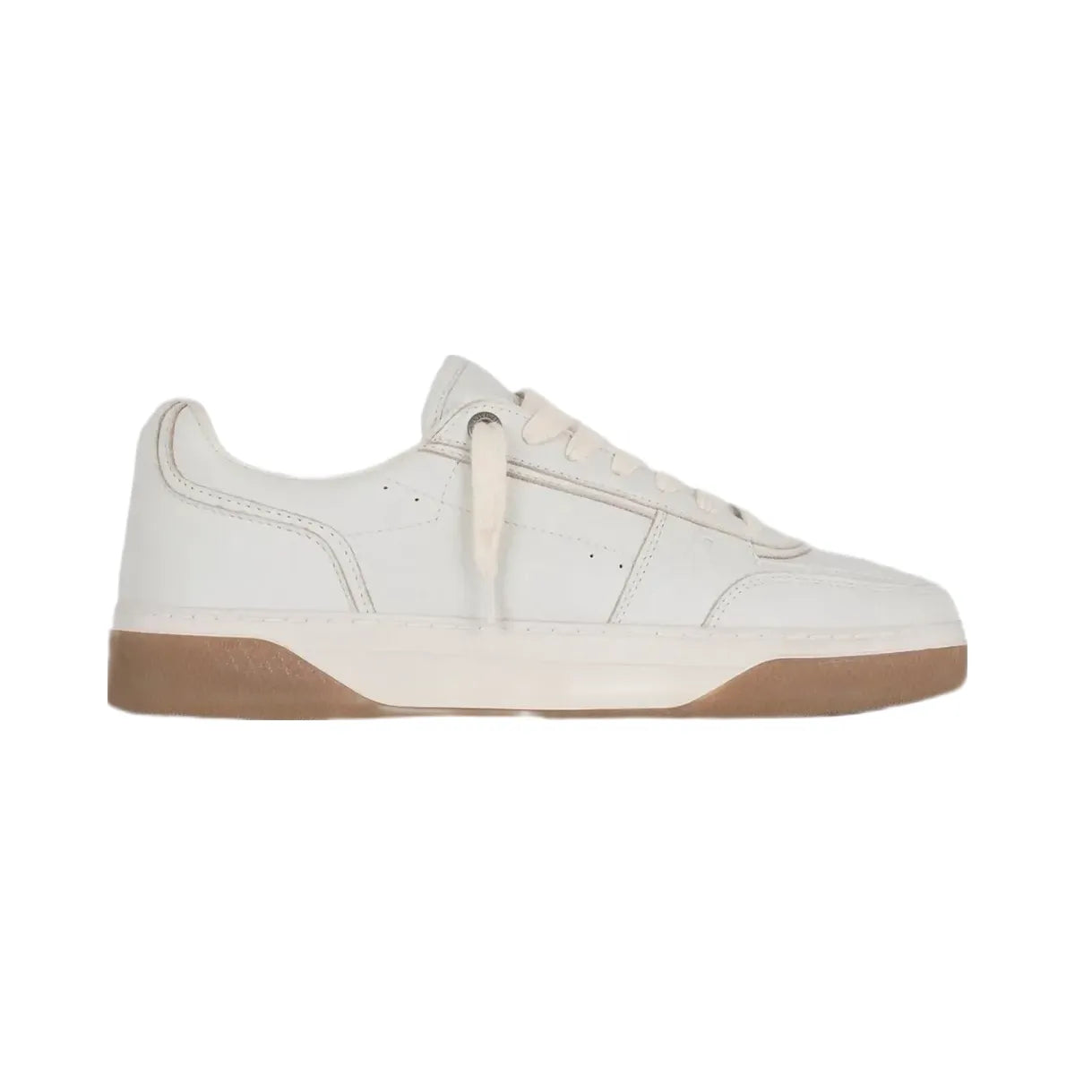 Represent Initial Sneaker Leather Vintage White Gum
