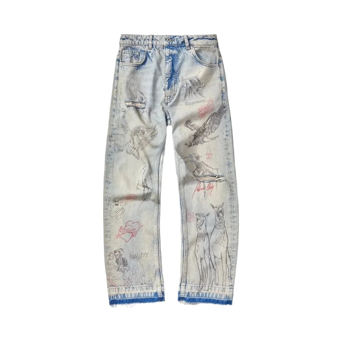 Represent Legacy Denim Light Blue Vintage