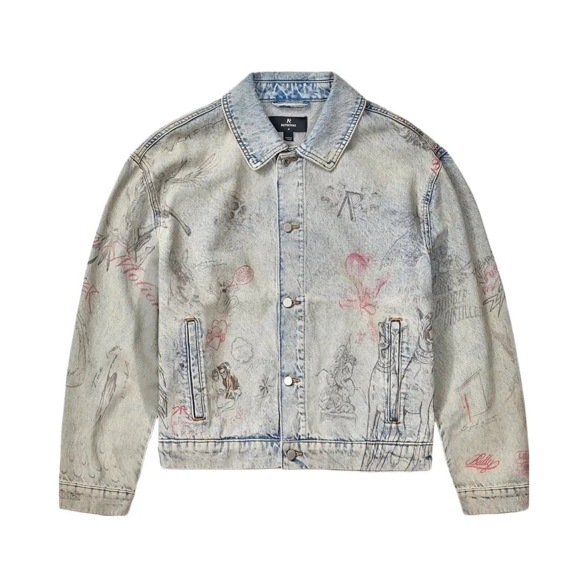 Represent Legacy Denim Trucker Light Blue Vintage