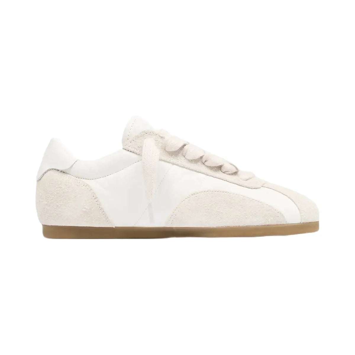 Represent Low Pro Leather Suede Flat White Grey
