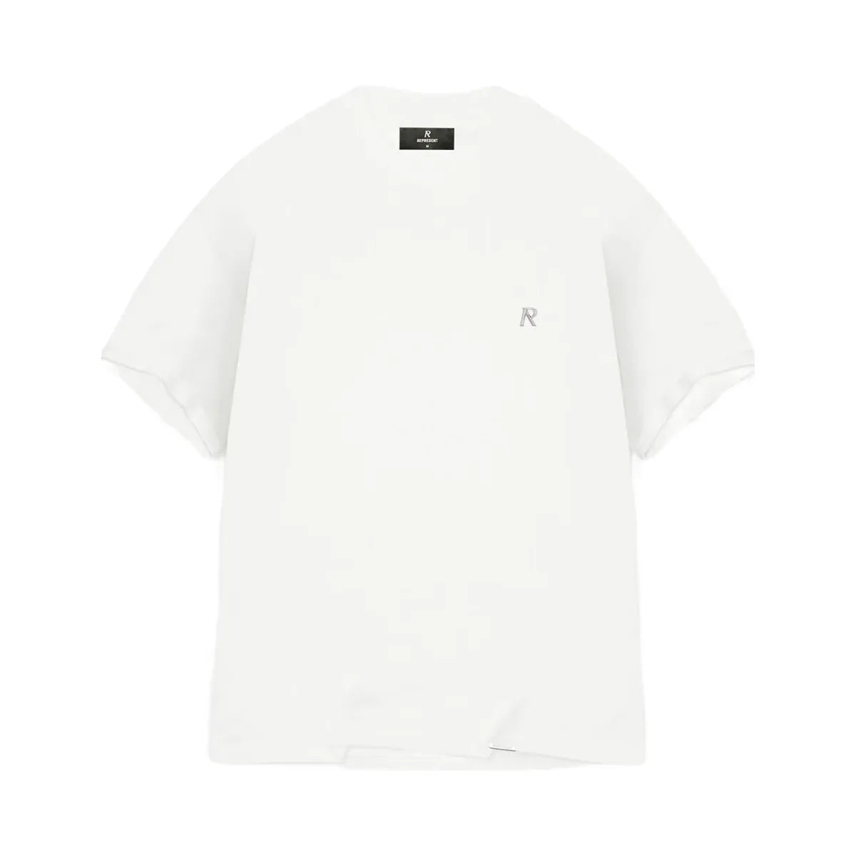 Represent Metal Initial R T Shirt Flat White