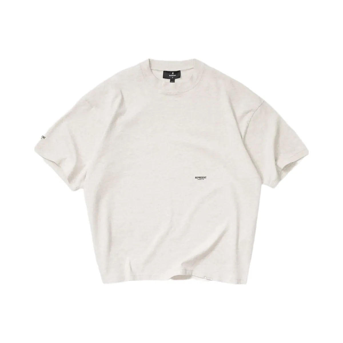 Represent Micro Owners Club T Shirt Cream Marl