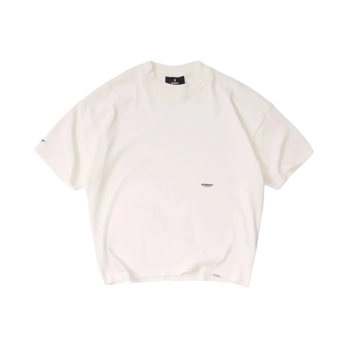 Represent Micro Owners Club T Shirt Flat White