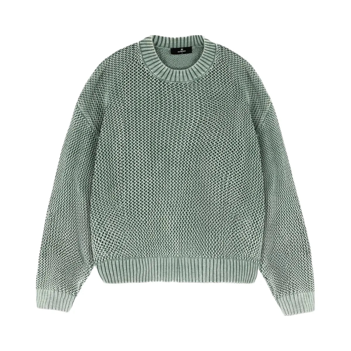 Represent Open Gauge Knit Sweater Forest Green
