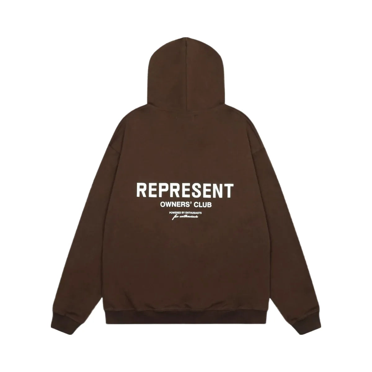 Represent Owners Club Hoodie Brown White Mens Ss22