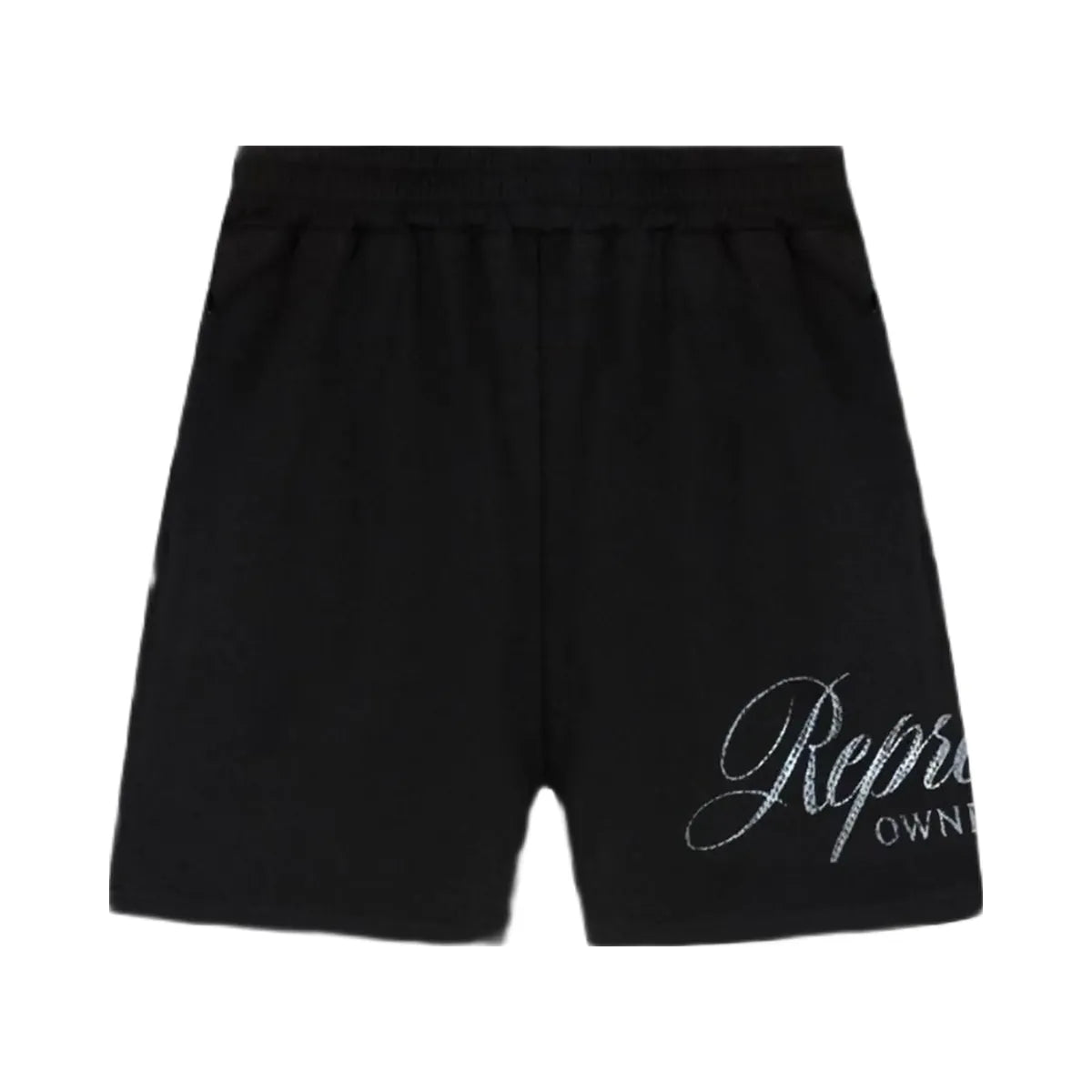 Represent Owners Club Script Mesh Shorts Black