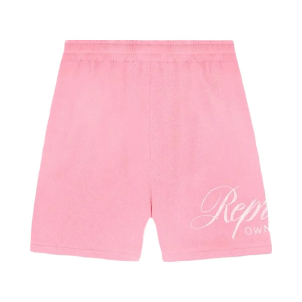 Represent Owners Club Script Mesh Shorts Pink
