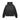 Represent Stepped Hem Hoodie Stained Black
