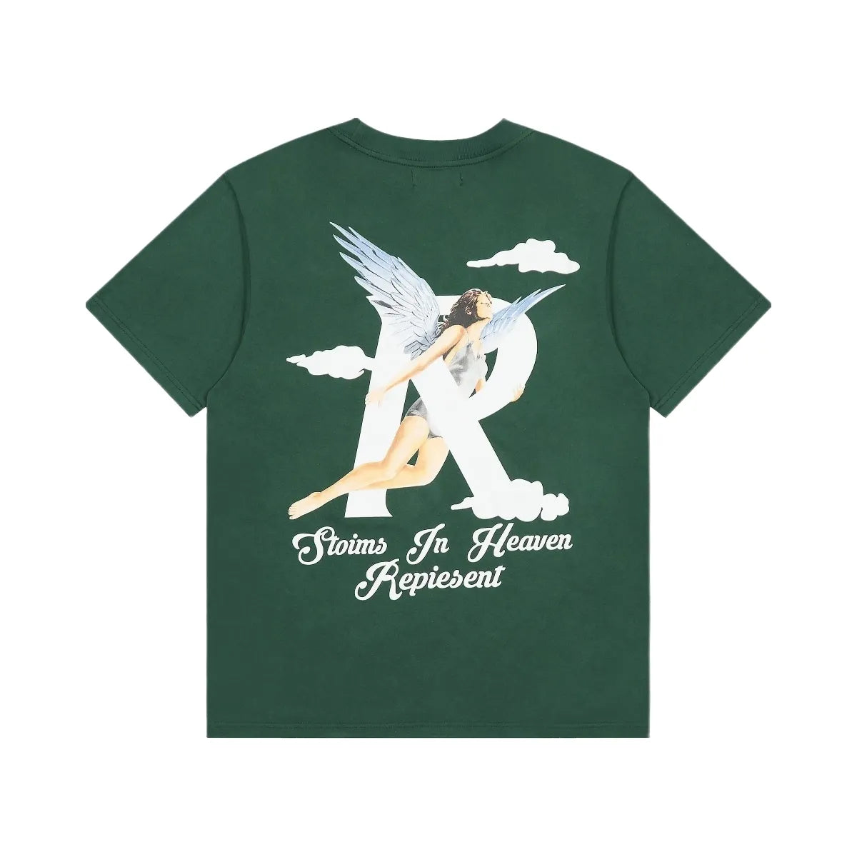 Represent Storms In Heaven T Shirt Green