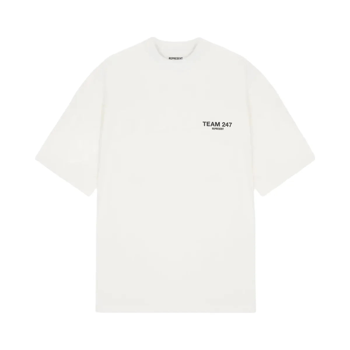 Represent Team 247 Oversized T Shirt Flat White