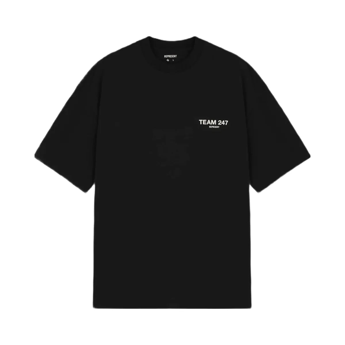 Represent Team 247 Oversized T Shirt Jet Black