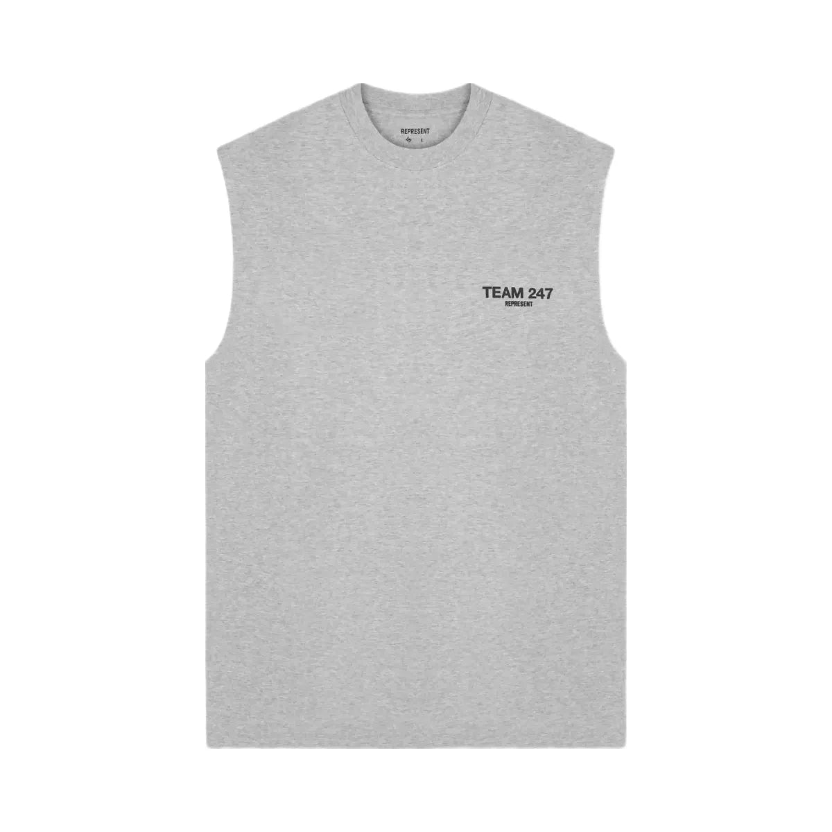 Represent Team 247 Oversized Tank Ash Grey Black