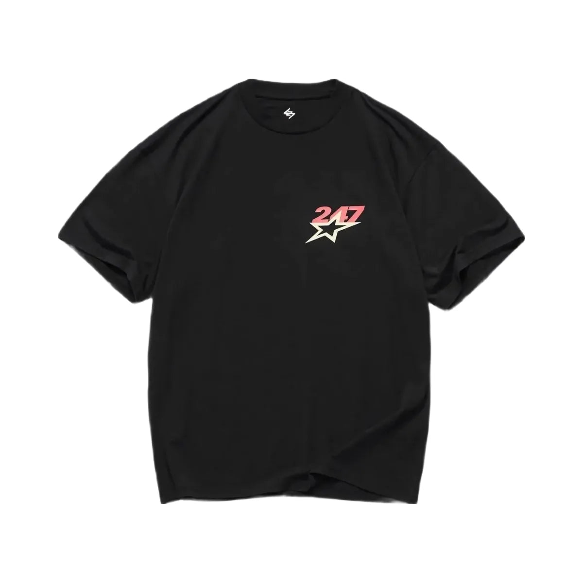 Represent Team 247 Star Oversized T Shirt Jet Black