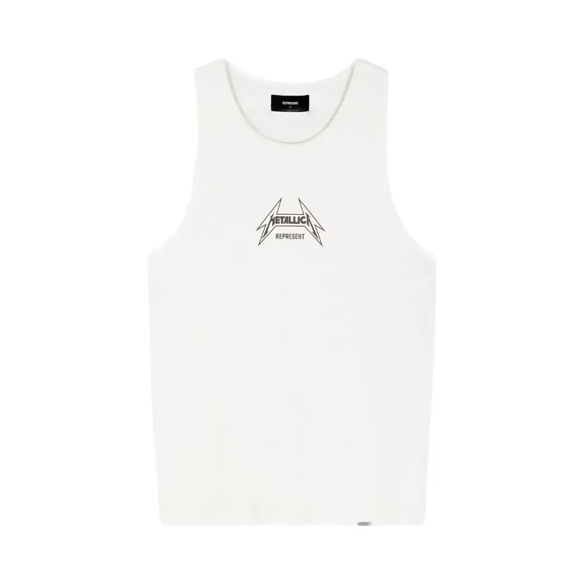 Represent X Metallica Local Crew Vest Flat White
