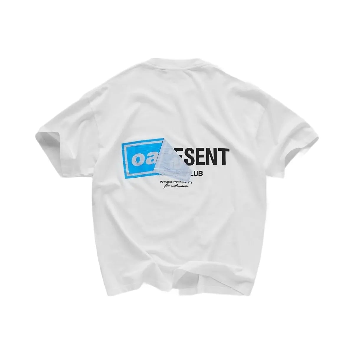 Represent X Oasis Owners Club T Shirt Flat White