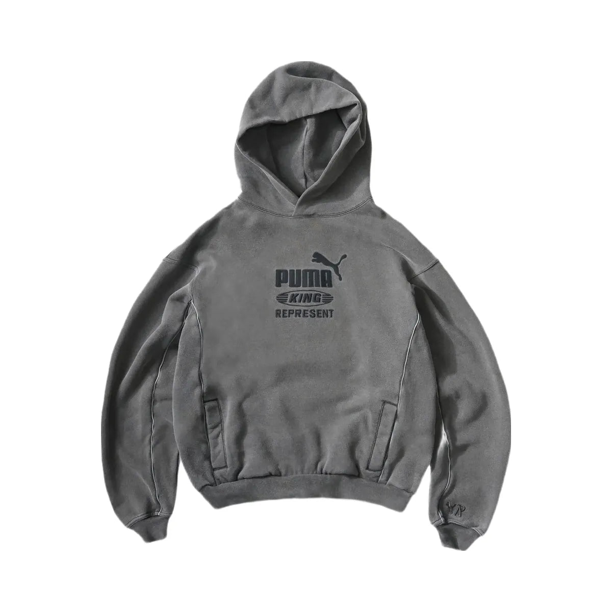 Represent X Puma Graphic Hoodie Flat Dark Gray