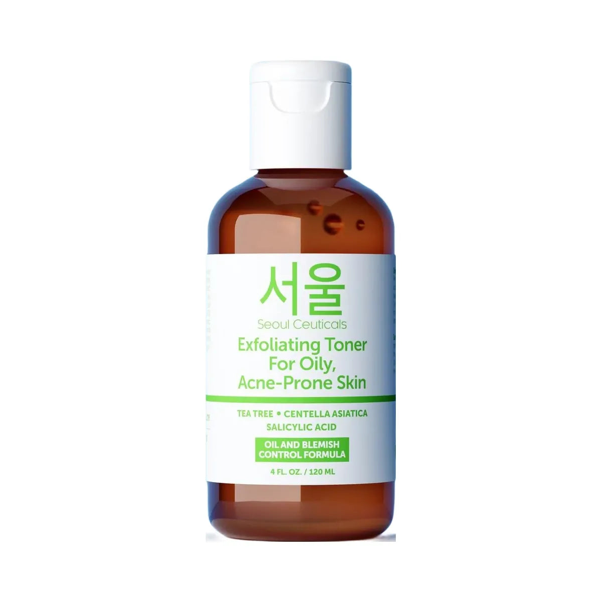 Seoul Ceuticals Korean Skin Care Exfoliating Toner for Oily, Acne-Prone Skin