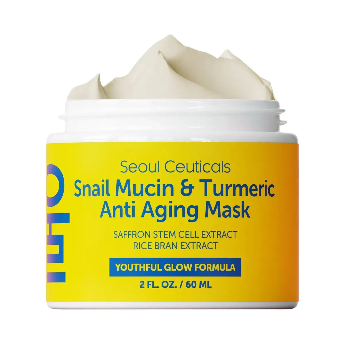Seoul Ceuticals Korean Skin Care Snail Mucin & Turmeric Anti Aging Mask