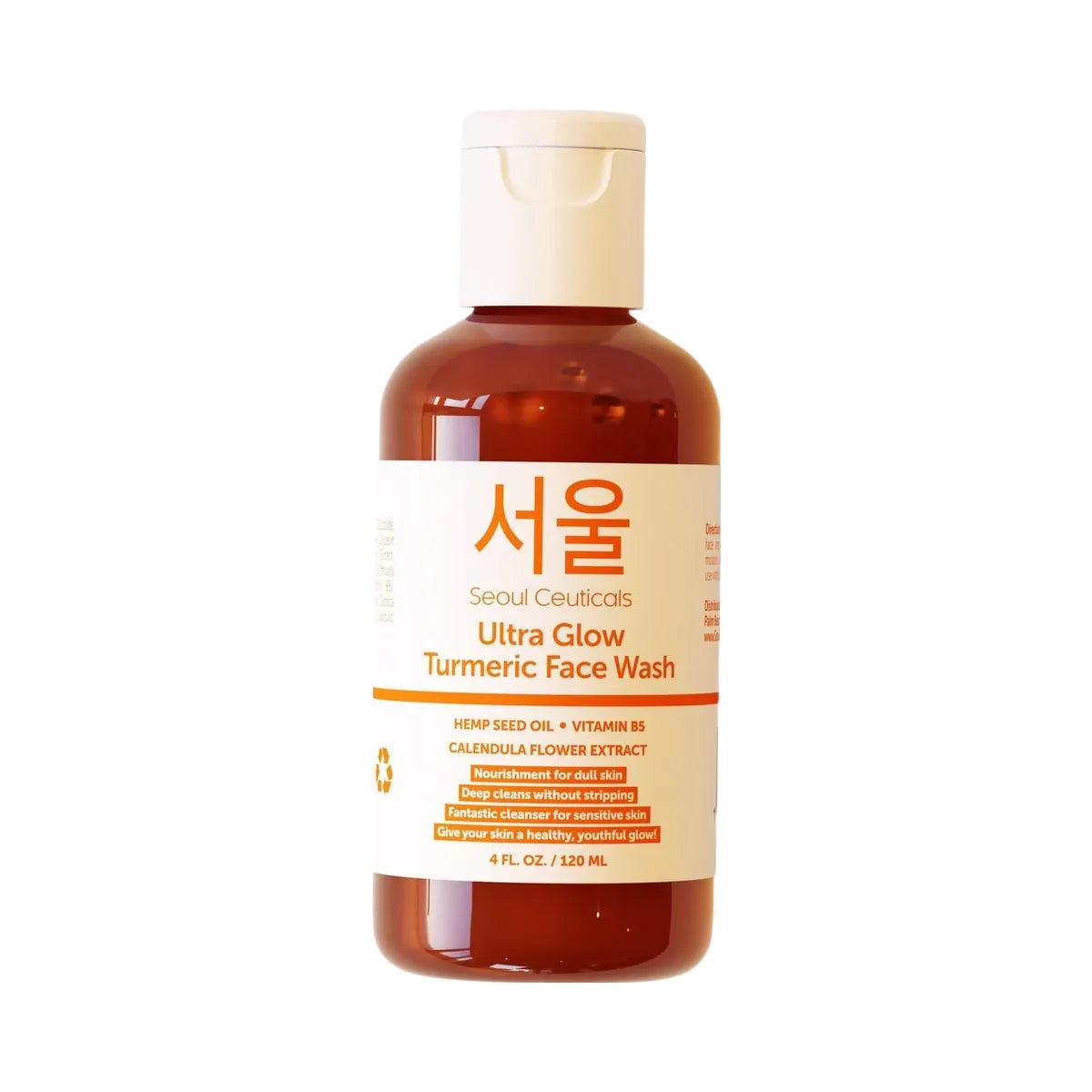 Seoul Ceuticals Korean Skin Care Ultra Glow Turmeric Face Wash