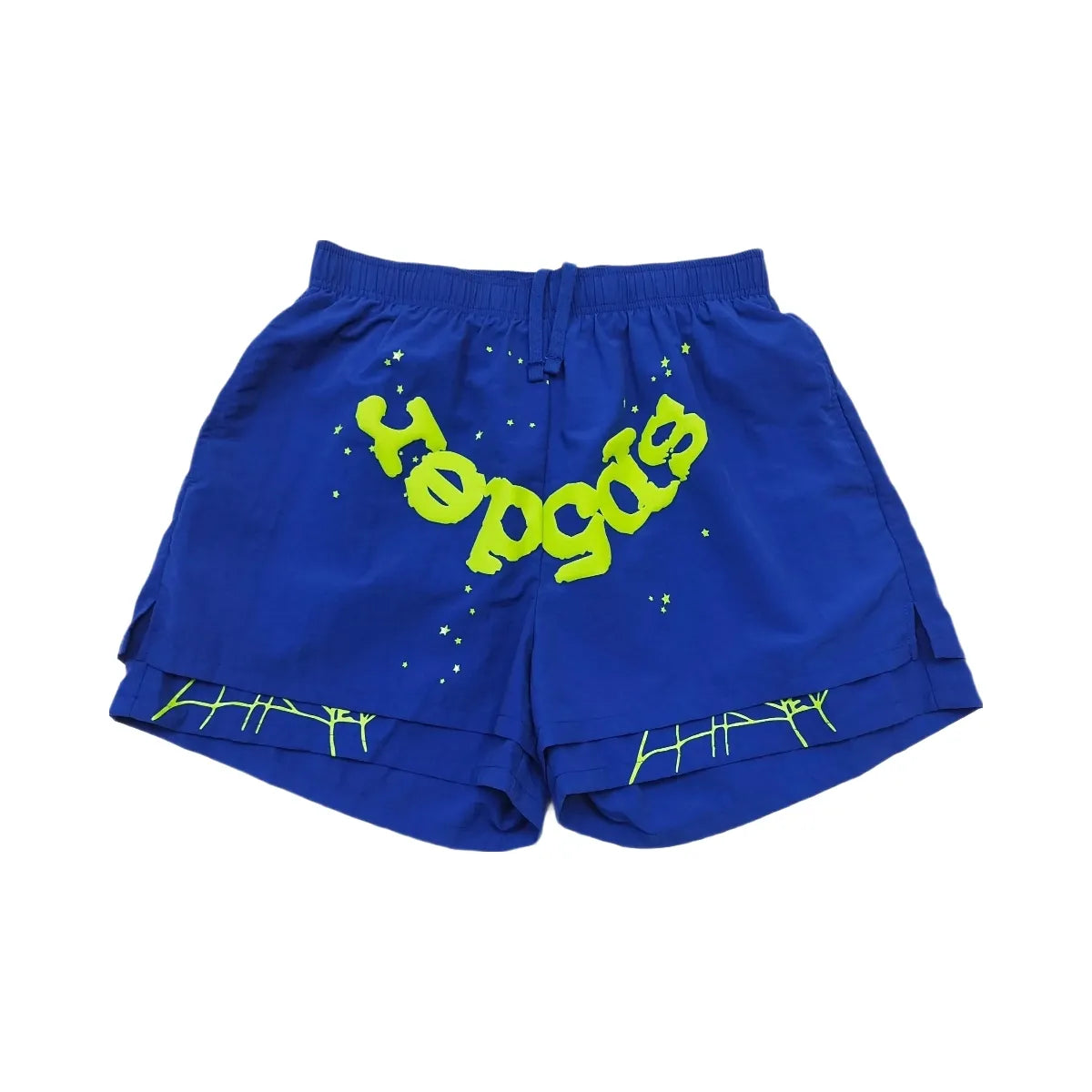 SP5DER Og Web Double Layer Short Blue Green