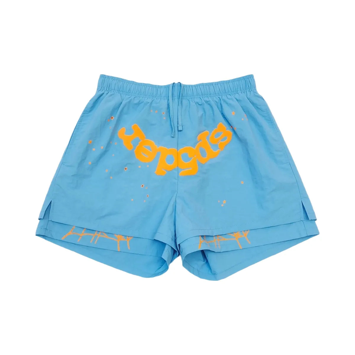 SP5DER Og Web Double Layer Short Light Blue