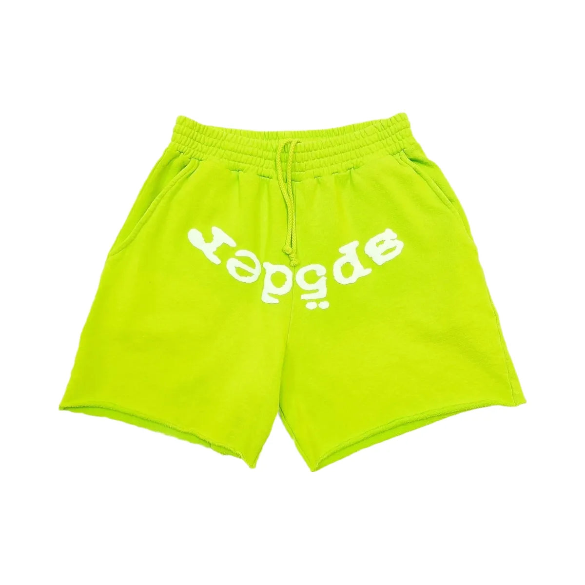 SP5DER Og Web V2 Sweatshort Acid Green