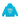 SP5DER Punk V2 Hoodie Cyan