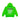 SP5DER Punk V2 Rhinestone Hoodie Bright Green